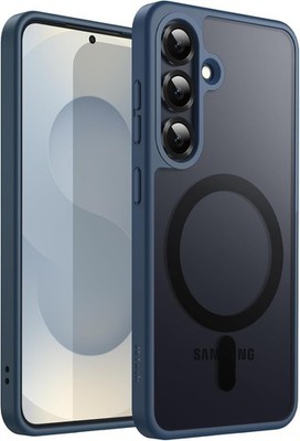 JETech Magnetisch Hülle für Samsung Galaxy S25 5G mit MagSafe (Sturmblau)