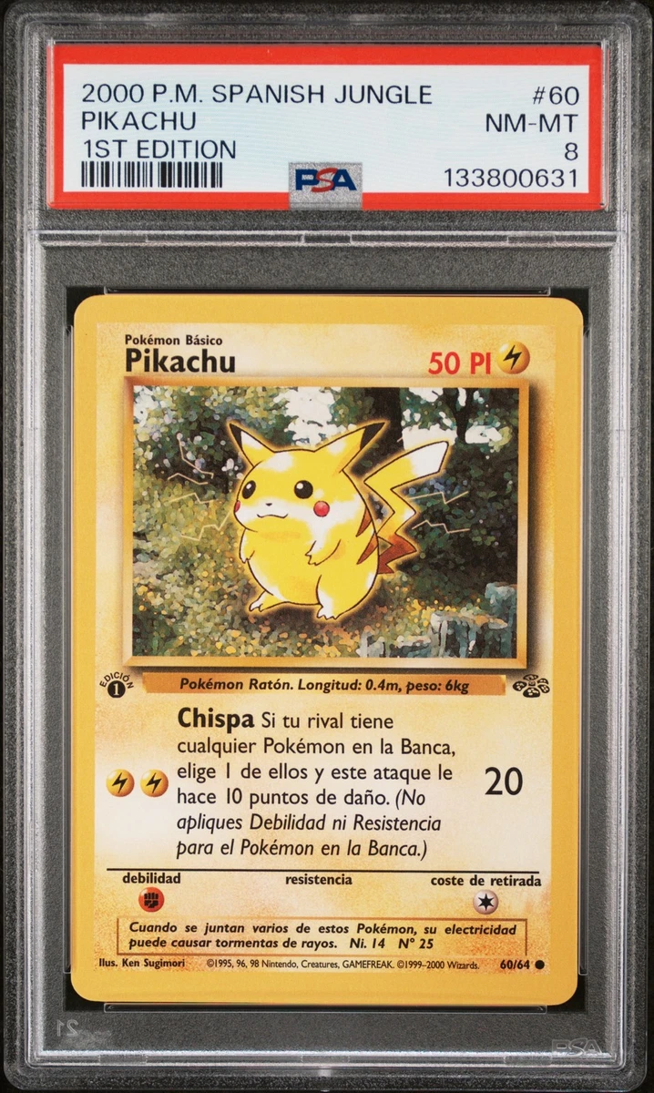 Pikachu Pokémon TCG Professional Sports Authenticator (PSA