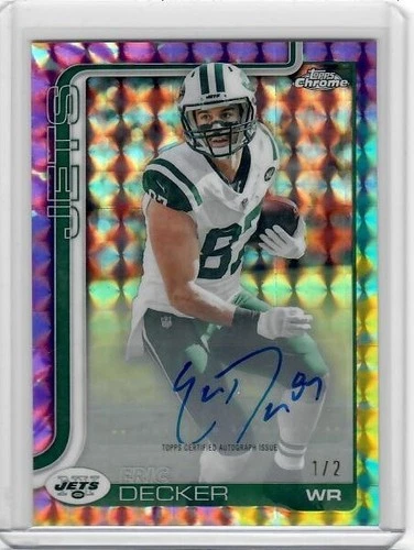 2025 Topps Chrome Eric Decker Base (RAW)