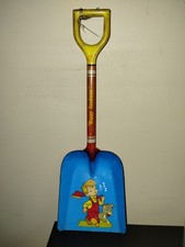 Vintage Ohio Art 14" Metal Tin Litho Toy Sand Pail Shovel 1950'-1960's 