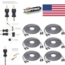 High Quality 17ft RCA Audio Cable with Twisted Pair Design and Noise Reduction