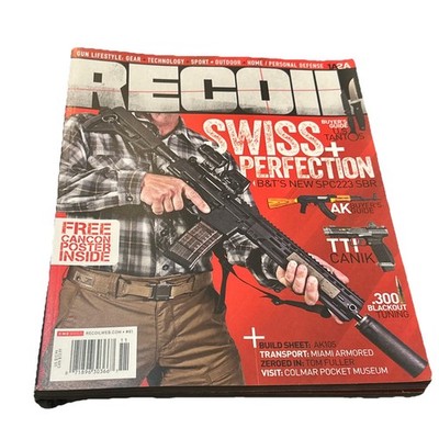 RECOIL  Magazine Issue  # 81 2025 Swiss + Perfection Recoilweb Cancon Poster AK