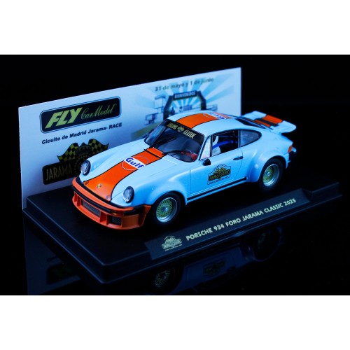 FLY Porsche 934 Foro Jarama Classic Éliminez les Sorties de Piste sur Circuit 1/32