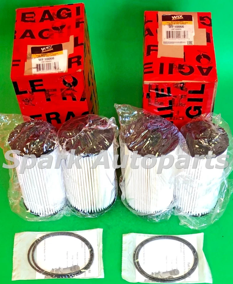 Lot of 2 Fuel Filter WIX WF10066 For INTERNATIONAL HARVESTER, IC CORPORATION Foto 2 de 3