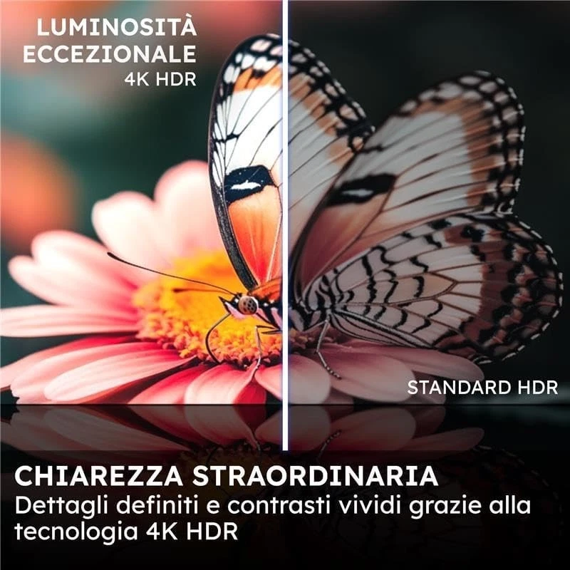 Televisione Smart TV Haier LED 4K UHD 55" Google Tv Telecomando Smart Bluetooth - Immagine 4 di 4