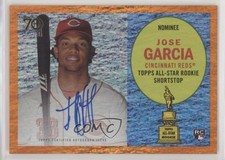 2021 Topps All-Star Rookie Cup Orange Holofractor 22/25 Jose Garcia Auto 0c2