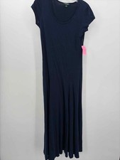 Pre-Owned Ralph Lauren Navy Size Medium Maxi Short Sleeve Dress