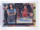 TE-HINA PAOPAO 2025-26 SELECT WNBA COURTSIDE ACTION SILVER ROOKIE AUTO Q4147