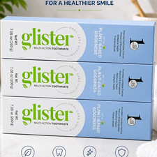 Glister Multi-Action Fluoride Toothpaste Mint Whitening 7.05 oz 3 United 
