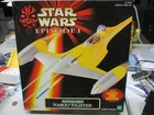 Star Wars Episode 1 Electronic Naboo Fighter w/Box 1998 Vintage tested works