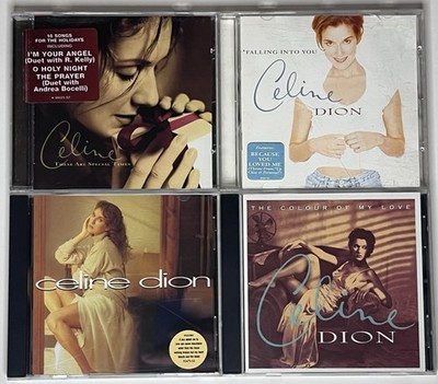 Lot 4 Celine Dion CDs Falling Into You Self Titled Colour of My Love Xmas Album