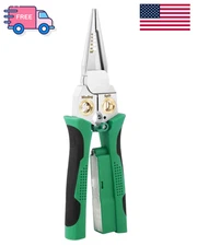 8 in 1 Wire Strippers with Voltage Tester, Cable Strippers/Cutters with Plier, C