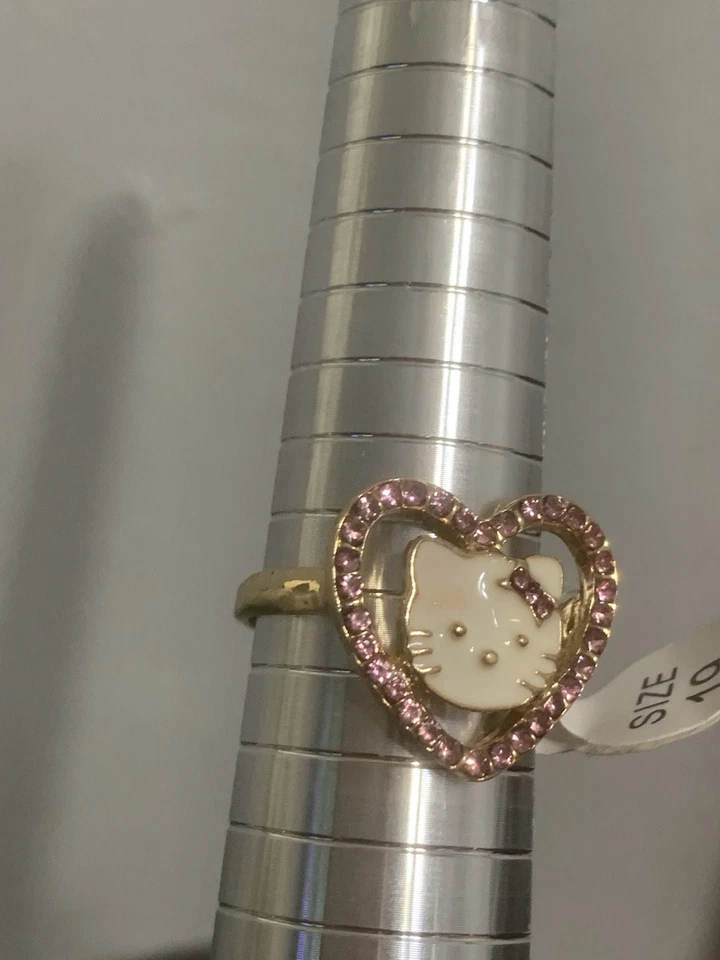 Anillo Hello Kitty tono dorado - talla 9 Foto 4 de 4