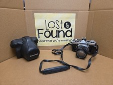 Olympus OM-1 35mm SLR Film Camera E.Zuiko 1:2.8 F 100mm 150145 Lens JAPAN READ