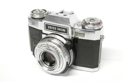 Zeiss Ikon Contaflex mit Tessar 2,8 / 50 mm und Pro Tessar 3,2 35mm Set