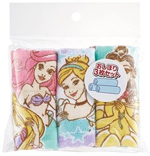Skater Oshibori Towels Set of 3 Disney Princess 23 OAC1T-Afrom JP