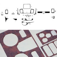 Innenraum Dekor Cockpit FüR Opel Vivaro A 2010-2014 FL Wurzelholz Optik 18Tlg