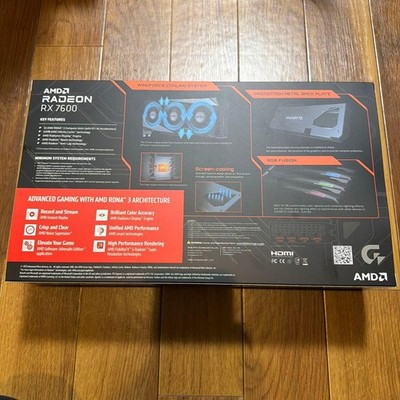ケ*イ様 GIGABYTE AMD Radeon RX 7600 8GB Amazon.com: Gigabyte VGA GBT RX 7600 8GB Gaming OC Graphics Card
