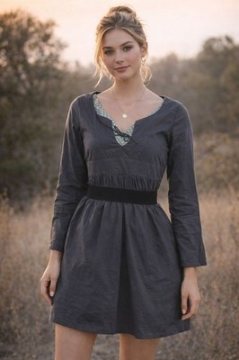 NOA NOA blouse tunic blouse L 40 Callie cotton secure gray dress