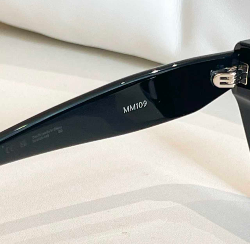 Gentle Monster Maison Margiela MM109 01 Sunglasses Black With Case