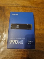 Samsung 990 EVO Plus, 2TB, PCIe 4.0 x4 / 5.0 x2, NVMe2.0 M.2 (up to 7250 MB/s)