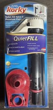Korky QuietFILL Fill Valve and Standard 2-Inch Rubber Toilet Flapper Kit 818BP 