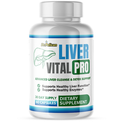 Liver Vital Pro- Liver & Detox Support- 60 Capsules