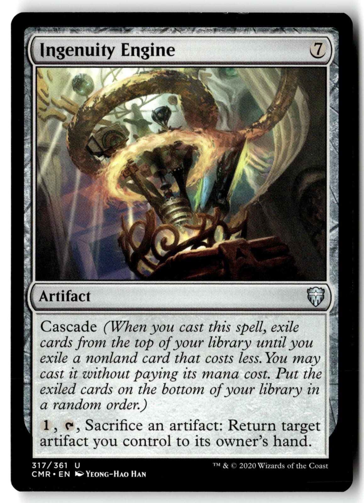 MAGIC: THE GATHERING COMMANDER LEGENDS INGENUITY ENGINE 317 UC LP + GIFT
