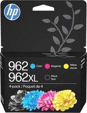 Genuine HP 962XL Black 962 Cyan/Magenta/Yellow Ink Cartridges Exp 2028
