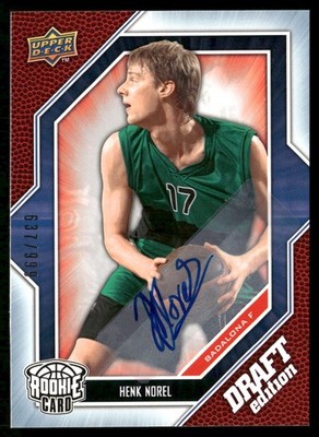 Henk Norel 2009-10 Upper Deck Draft Autographs #38 #/999 - Joventut Badalona