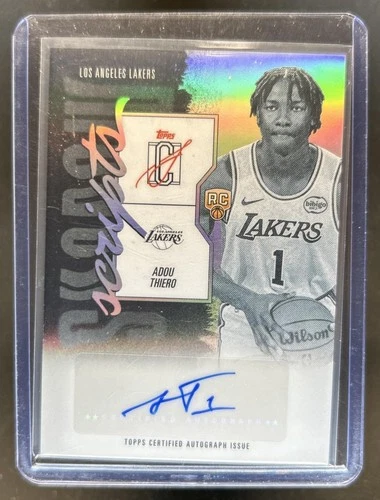 2025 Topps Signature Adou Thiero Base (RAW)