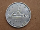 1955 canadian silver dollar - 80% silver
