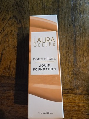 Laura Geller Double Take Liquid Foundation - Light - Full Coverage 1 fl oz NIB
