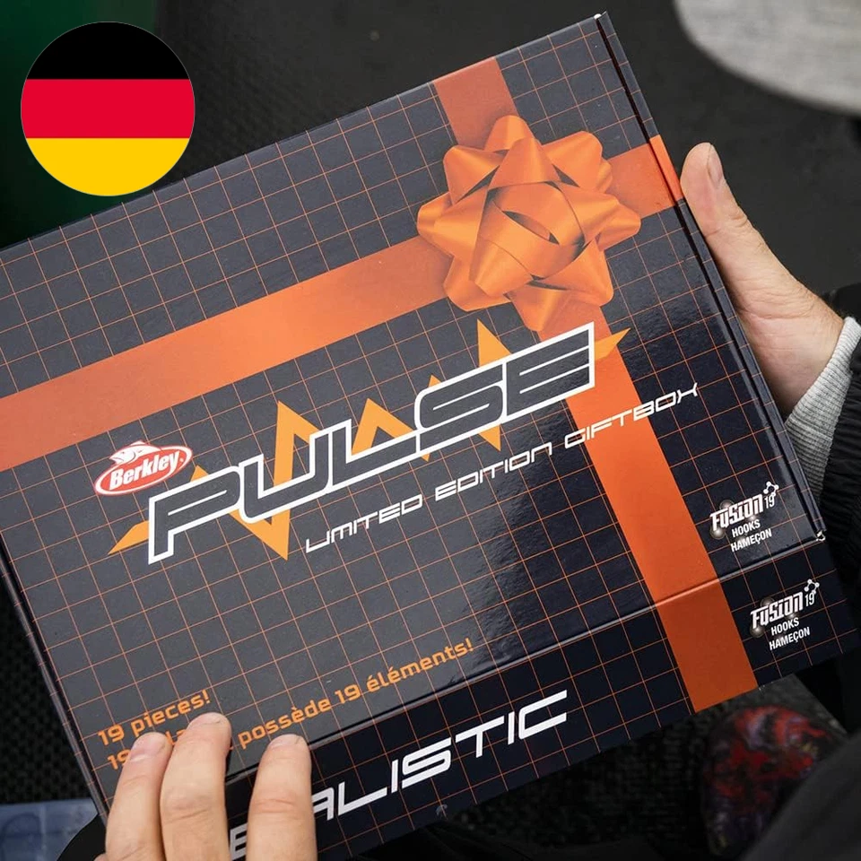 Berkley Pulse Realistic - Set Mit 13 Gummiködern Und 6 Jigköpfen. Geschenkbox Fü - Bild 2 von 4