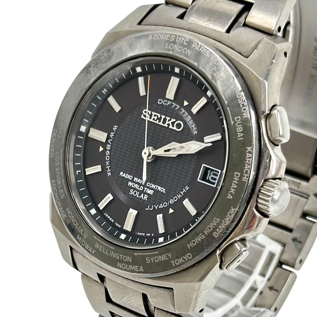 SEIKO】セイコー/7B25-0AB0/ソーラー/サファイアガラス/腕時計/メンズ