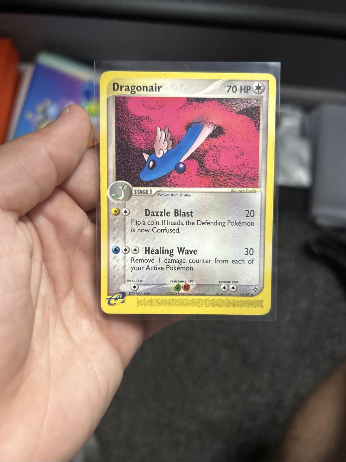 Pokémon TCG Dragonair 14/97 EX Dragon Regular Rare LP