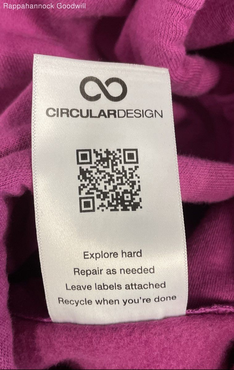 The North Face Women's Pink Hoodie Camo Box Logo Pullover Circular Design Sz M thumbnail 4