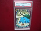 1999 Topps Pokemon T.v. Bulbasaur card # 1 Animation series 1 Psa 8 Nm/Mint