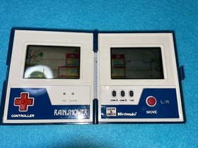 1983 Nintendo LP- 57 RAIN SHOWER Game & Watch Multi Screen Handheld  Vintage