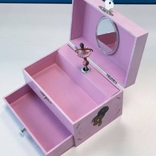 Ballerina Spieluhr Schmuckkästchen Musikfunktion Schmuckbox mit tanzender Figur