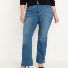 OLD NAVY Women  s High Waisted WOW Flare Jeans Medium Wash Size 18