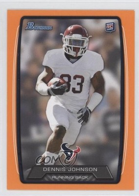 2013 Bowman Orange 76/299 Dennis Johnson #161 Rookie RC 1v3