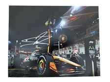 LANDO NORRIS SIGNED 14x11 Poster 2025 ABU DHABI WORLD CHAMPION EXACT PROOF