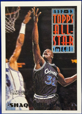 1993-94 Topps Gold Shaquille O'Neal #181 All-Star 3rd Team Magic HOF