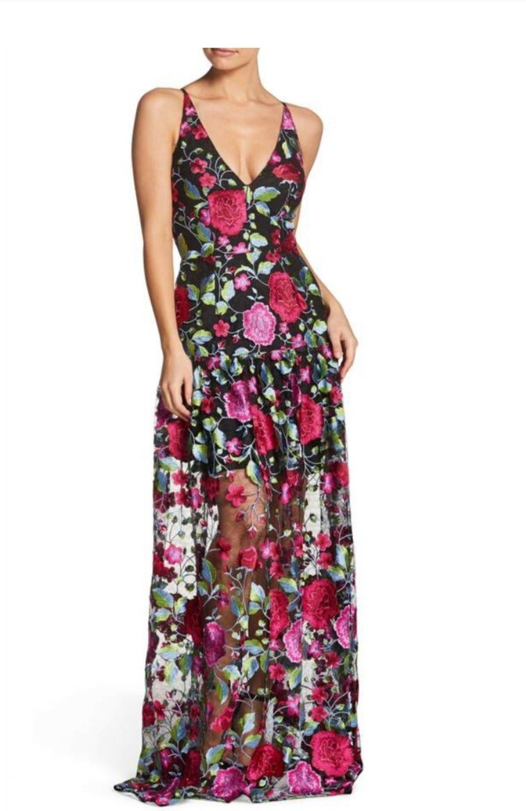 dress the population leticia Dress the Population Lita Dress - BLUE