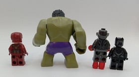 Lego Marvel Avengers Age of Ultron Hulk, Iron Man Minifigures 76031 76041
