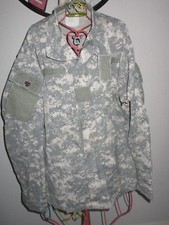 US Army Military Digital ACU BDU Camo Shirt Size Medium Regular USA