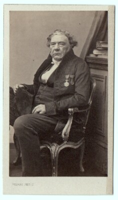 photo cdv Pierre Petit - 1870 - Jacques Babine t- Physicist Astronomy Maths