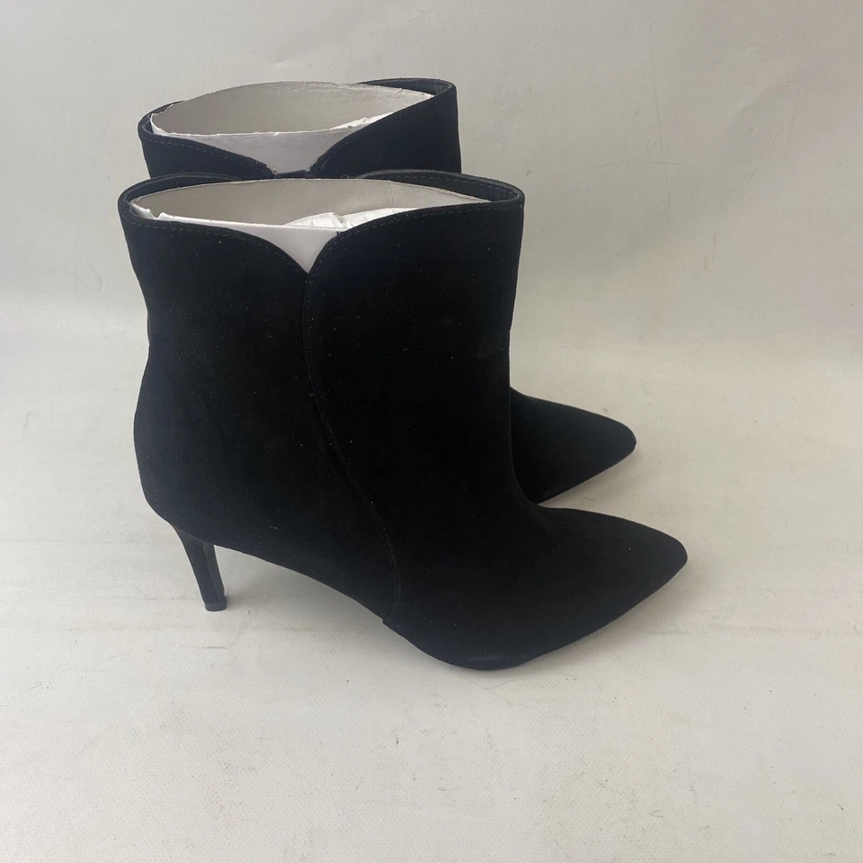 Scoop Mujer 9 Stiletto Botines Tacón Botas Negras Nuevas Con Caja Foto 4 de 4