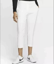 Nike Womens Dri-Fit Flex Woven 24" Golf Cropped Casual Pants AJ5686-133 Size S